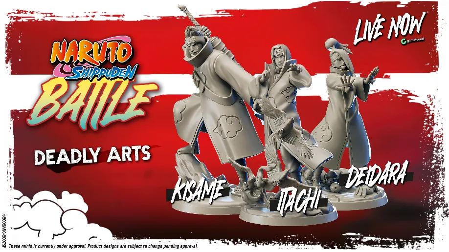Deadly Arts: figurki Itachiego, Kisame i Deidary