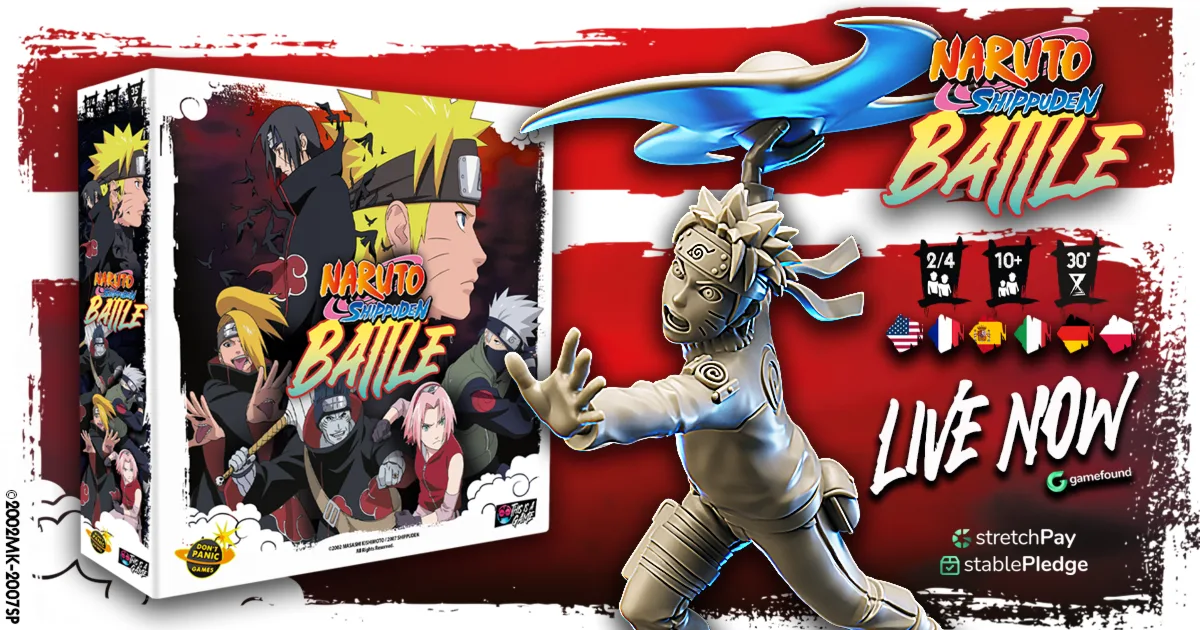 Naruto Shippuden Battle na Gamefound: figurkowa bijatyka ninja z polską wersją