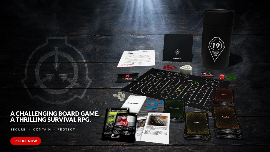 Escape from Site 19: planszówka SCP z zadaniami w prawdziwym świecie zbiera na Gamefound