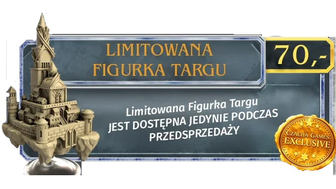 Limitowana Figurka Targu z przedsprzedaży Aldarry