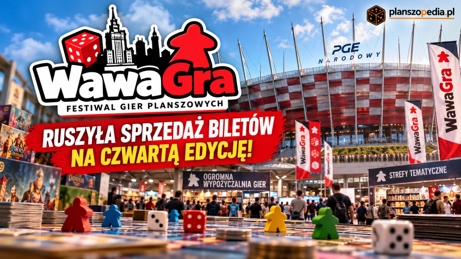 WawaGra 2026. Ruszyła sprzedaż biletów na mikołajkowe święto planszówek