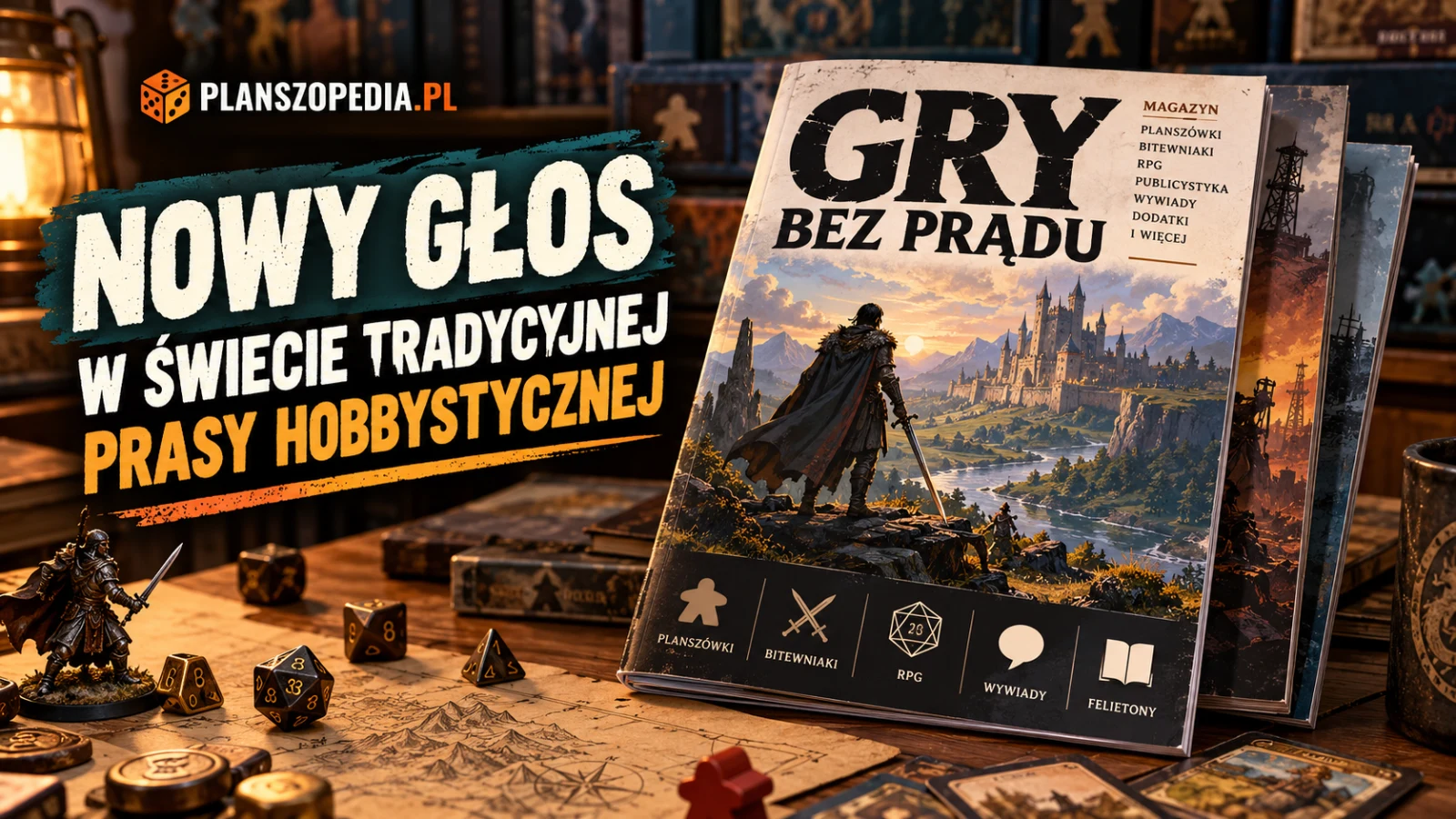 Wystartowała kampania magazynu Gry Bez Prądu
